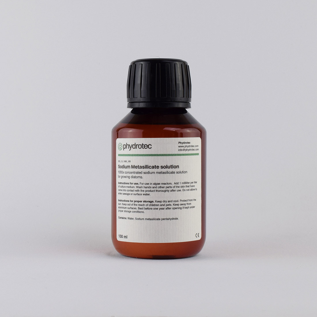 Natriummetasilikatlösung - 1000-fach konzentriert, 100 ml